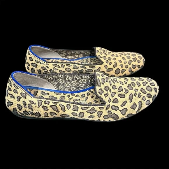 Rothys The Loafer Leopard Animal Print Slip On Ballet Flats Shoes Cheetah 8 - Picture 4 of 6